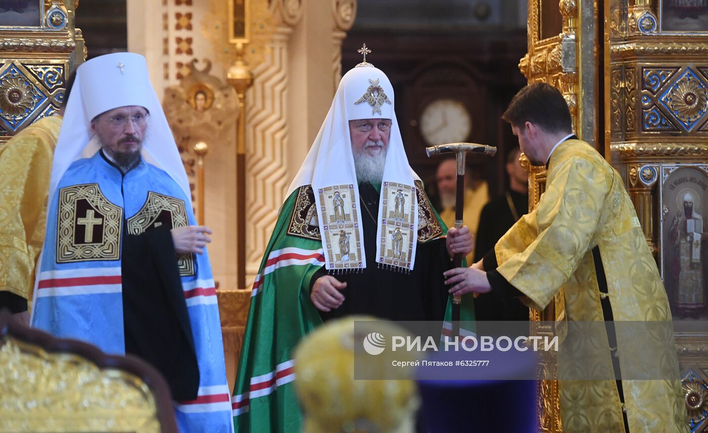 Возведение в сан митрополита нового главы Белорусской православной церкви