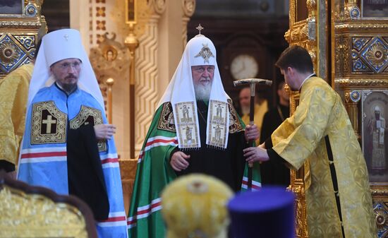 Возведение в сан митрополита нового главы Белорусской православной церкви