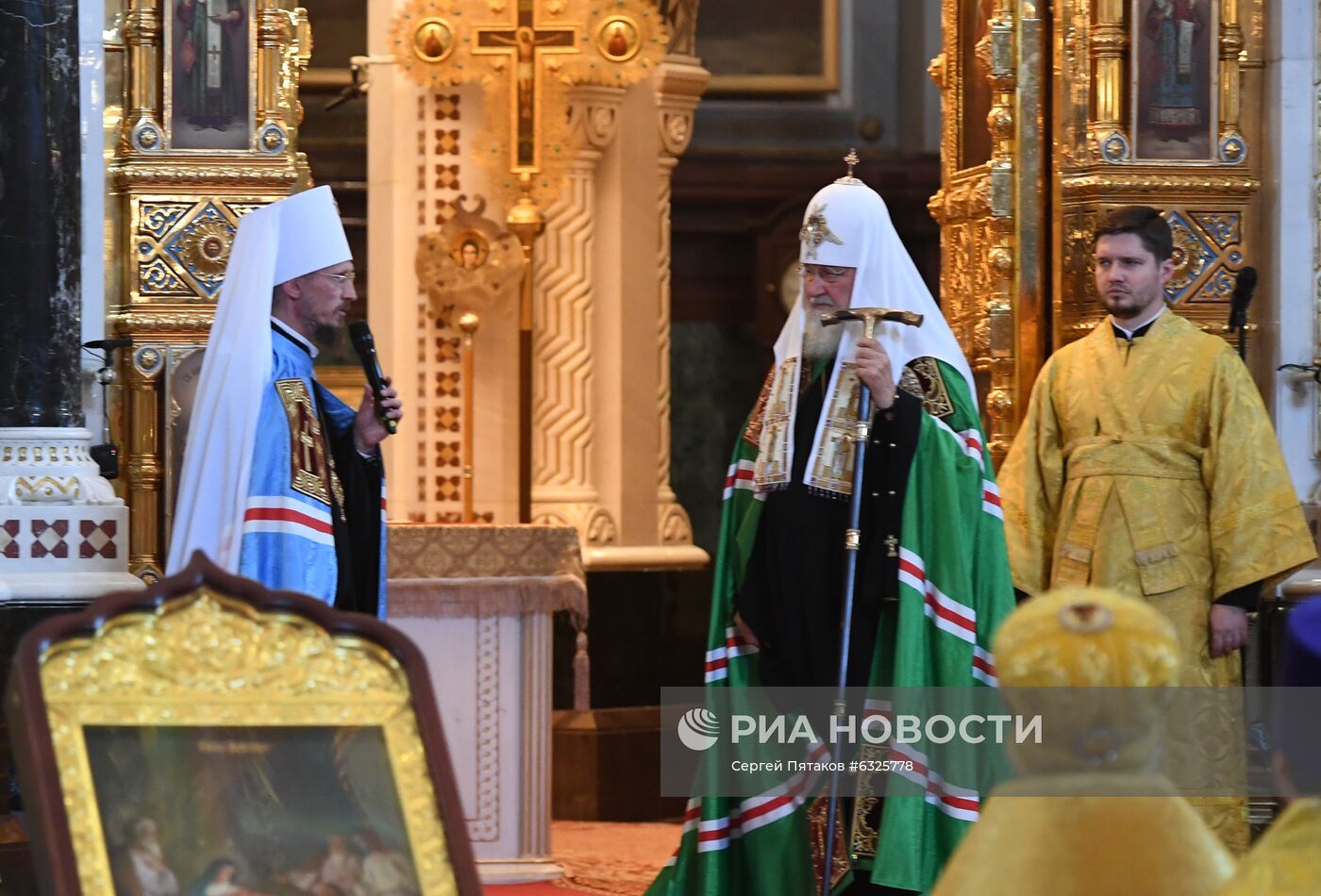 Возведение в сан митрополита нового главы Белорусской православной церкви