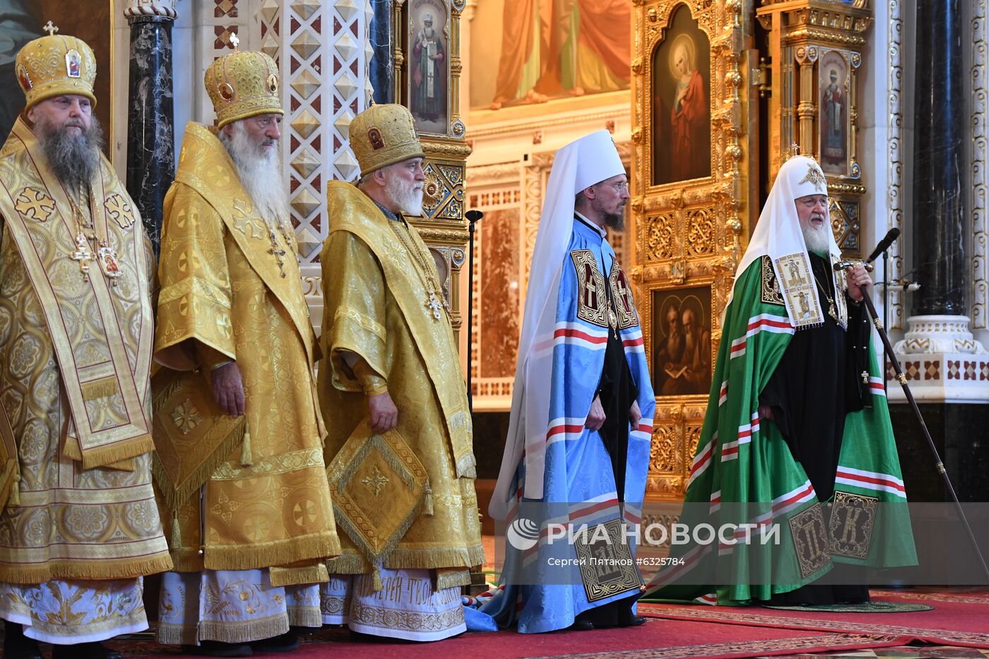 Возведение в сан митрополита нового главы Белорусской православной церкви