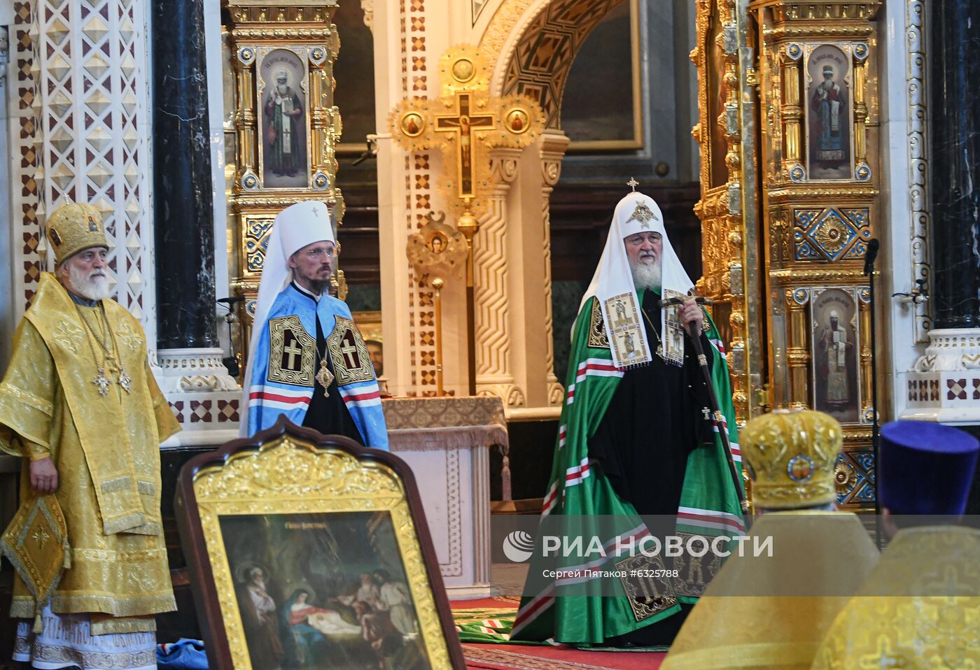 Возведение в сан митрополита нового главы Белорусской православной церкви