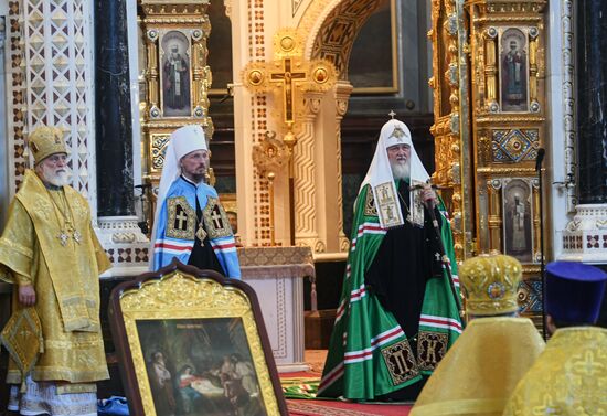 Возведение в сан митрополита нового главы Белорусской православной церкви