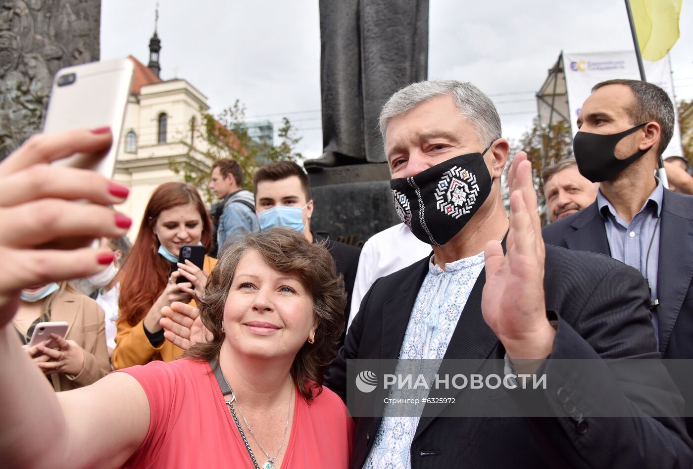 Встреча П. Порошенко с избирателями во Львове