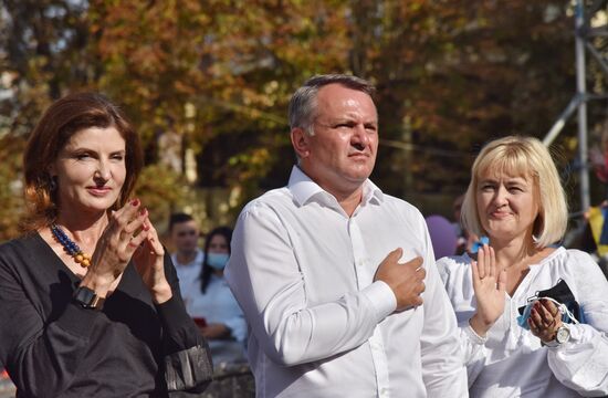 Встреча П. Порошенко с избирателями во Львове