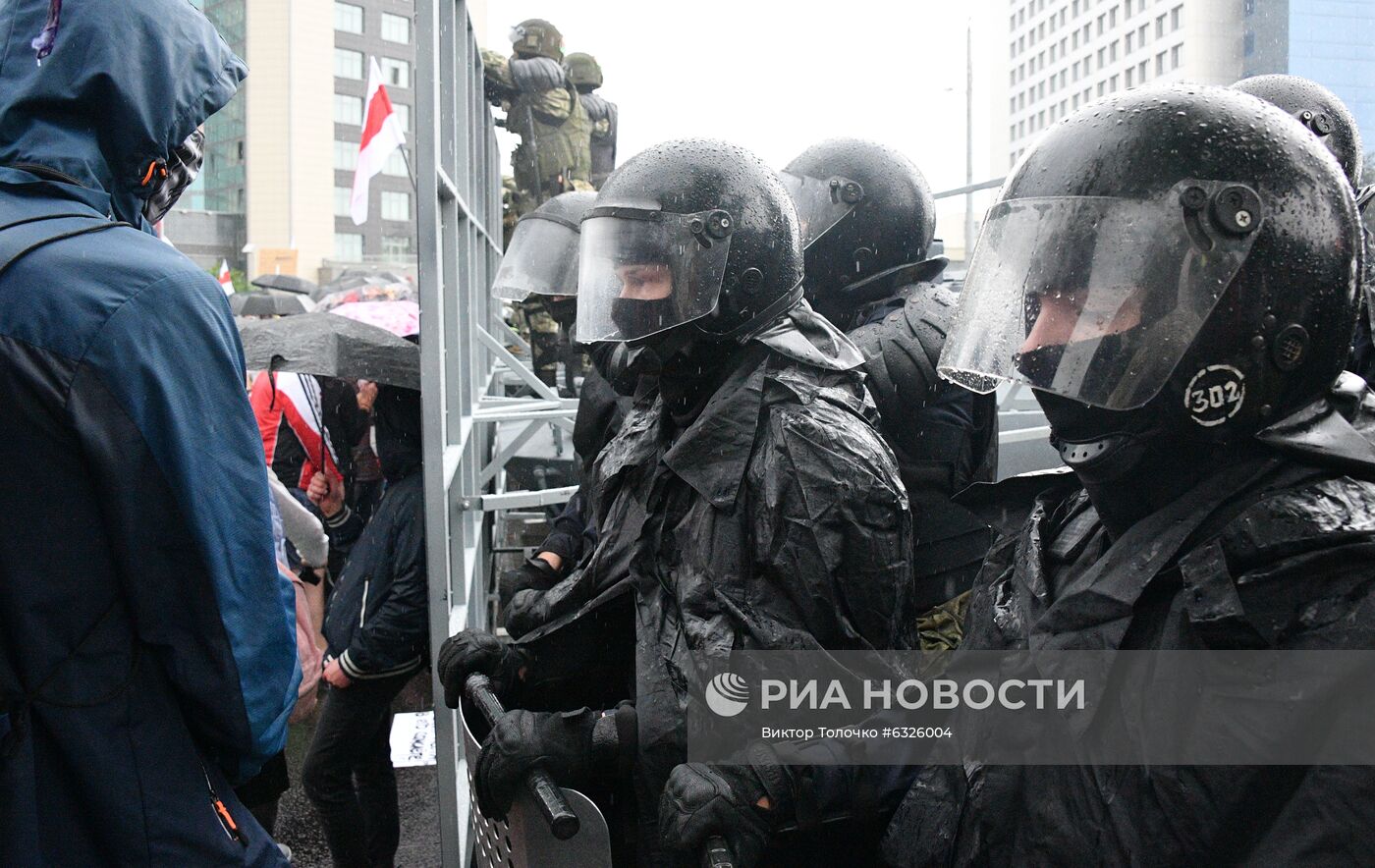 Несанкционированная акция оппозиции "Марш единства" в Минске