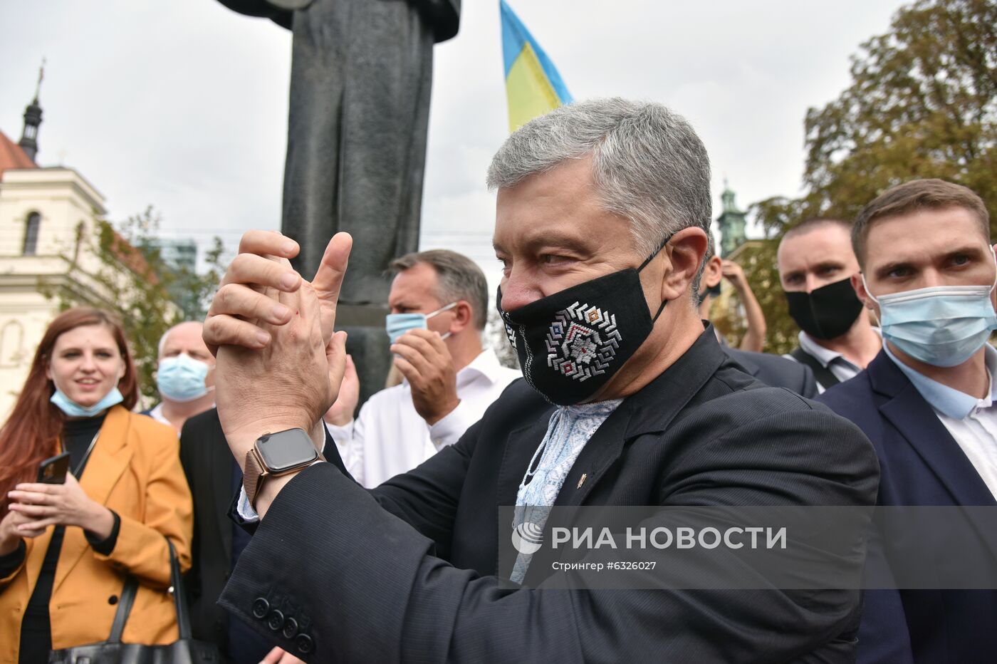 Встреча П. Порошенко с избирателями во Львове