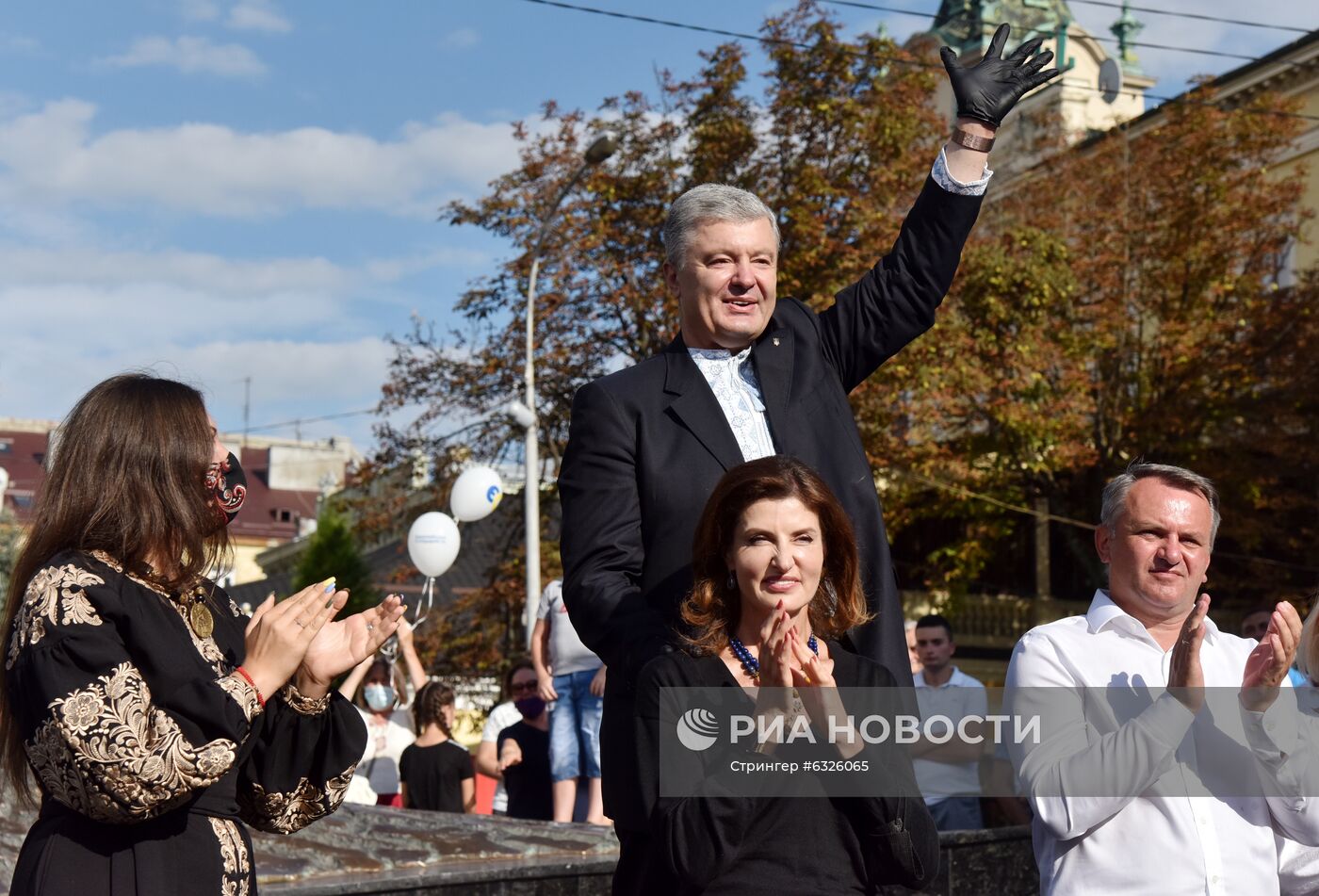 Встреча П. Порошенко с избирателями во Львове