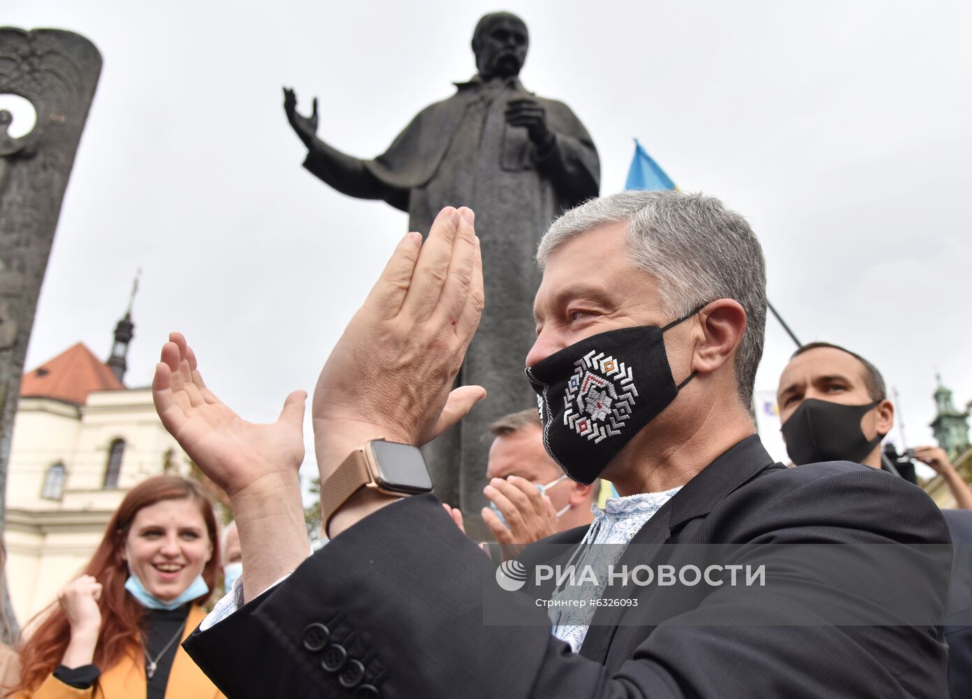 Встреча П. Порошенко с избирателями во Львове