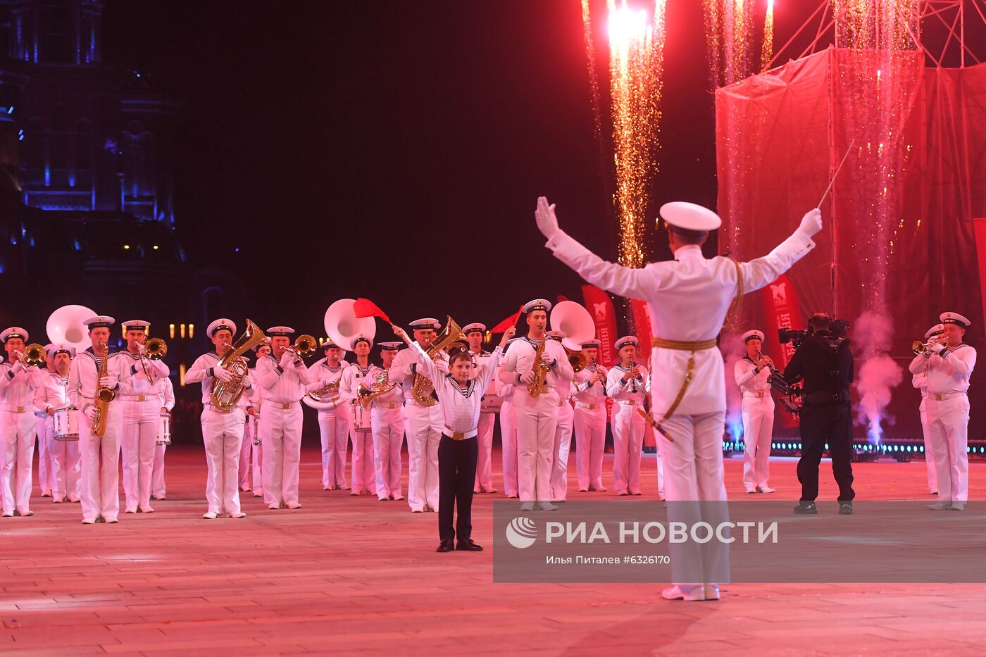 Показательное представление фестиваля "Спасская башня"