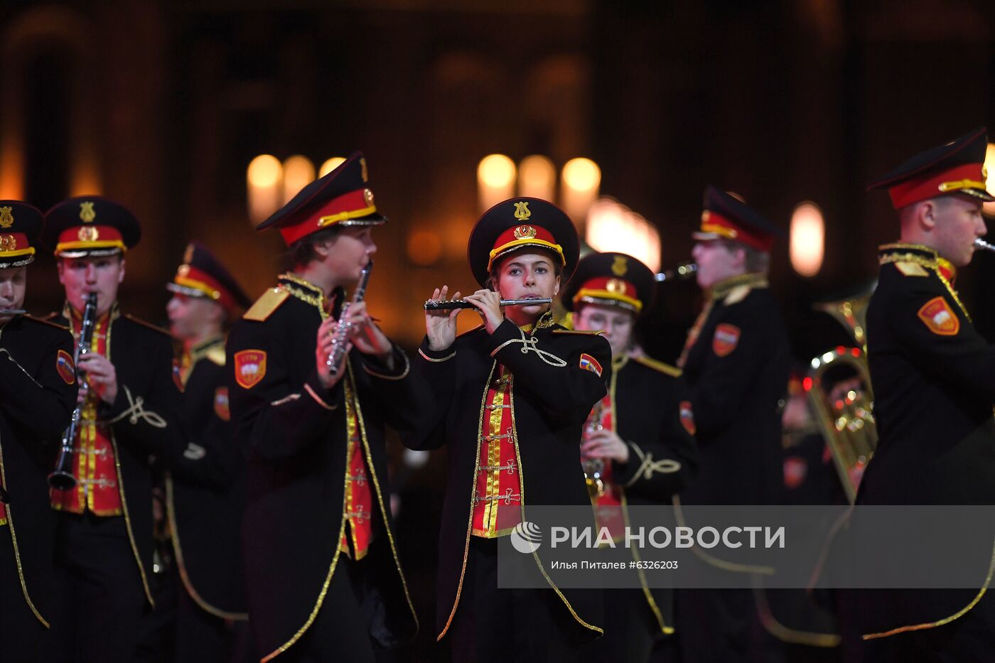 Показательное представление фестиваля "Спасская башня"