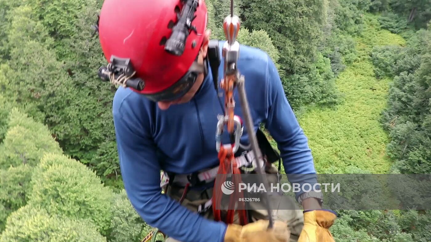 Потерявшихся детей эвакуировали на вертолете с горы Ачишхо