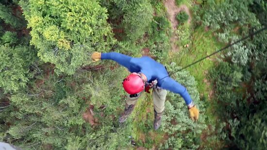 Потерявшихся детей эвакуировали на вертолете с горы Ачишхо