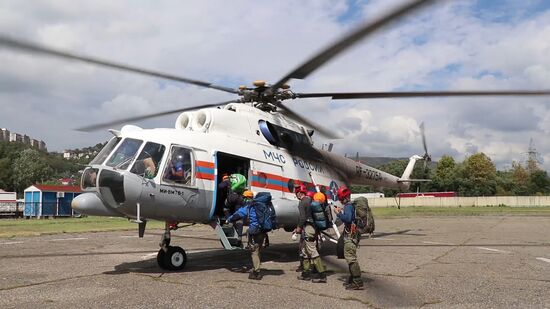 Потерявшихся детей эвакуировали на вертолете с горы Ачишхо