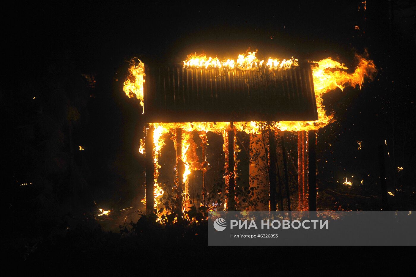 Пожары в Калифорнии