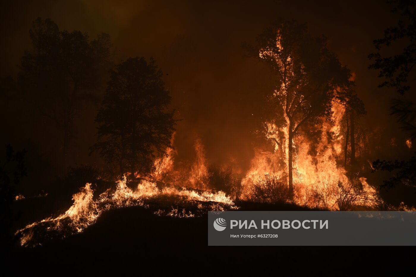 Пожары в Калифорнии