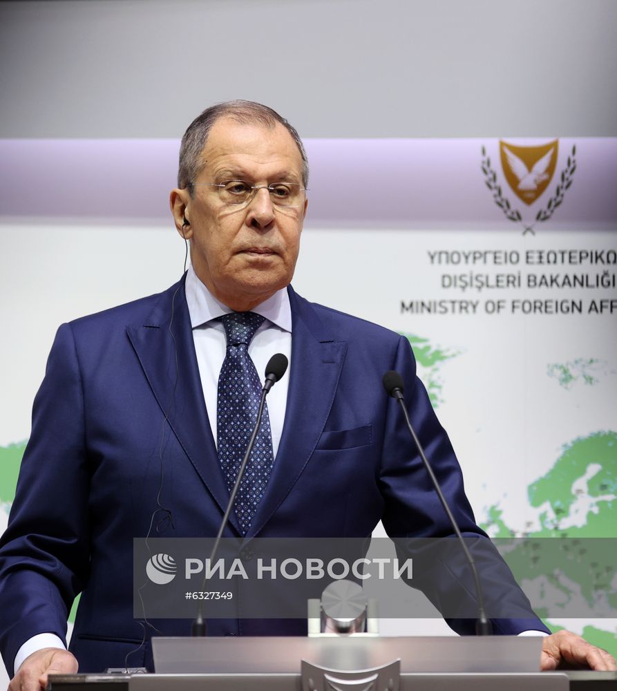 Визит главы МИД РФ С. Лаврова в Республику Кипр