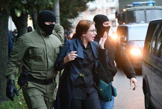 Акция оппозиции в Минске