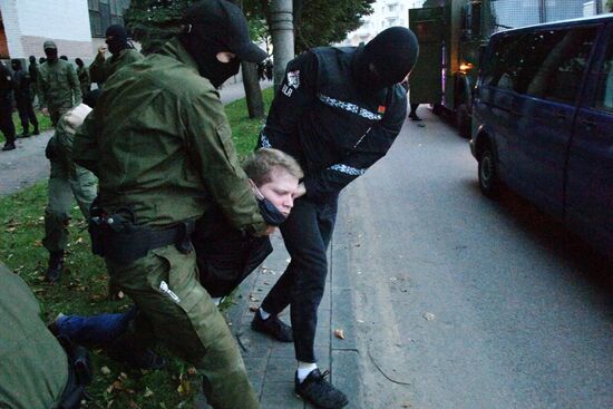 Акция оппозиции в Минске