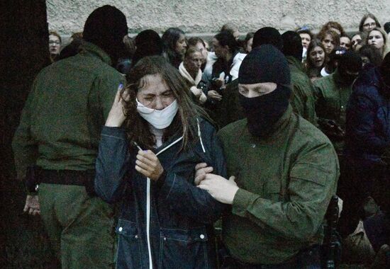 Акция оппозиции в Минске