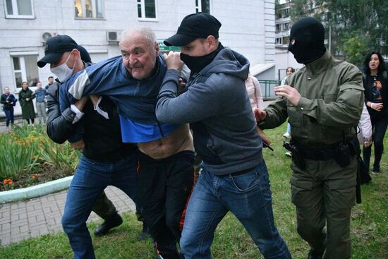 Акция оппозиции в Минске