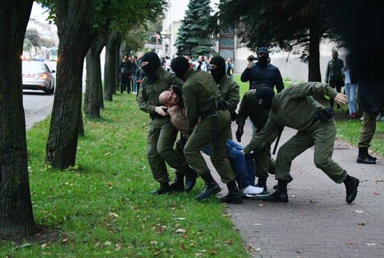 Акция оппозиции в Минске