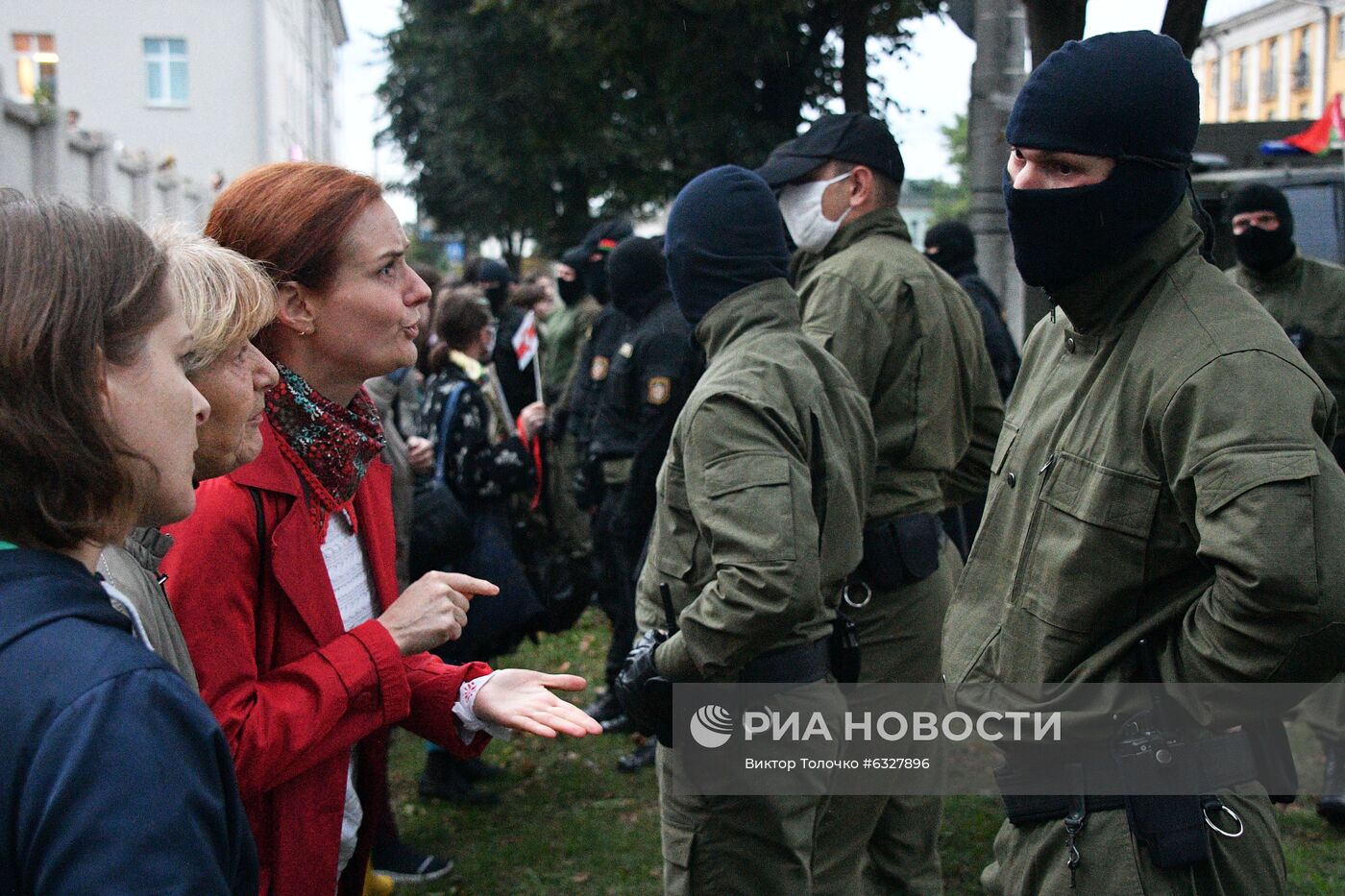 Акция оппозиции в Минске