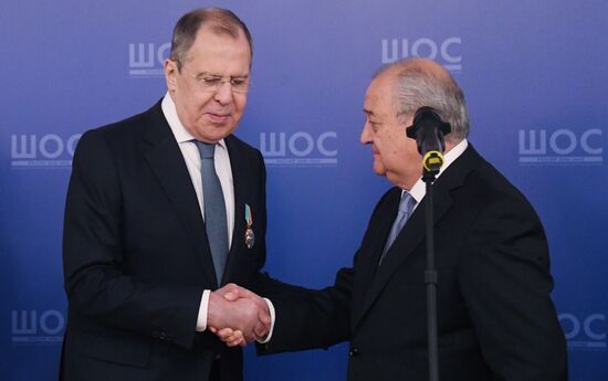 Заседание Совета министров иностранных дел государств-членов ШОС. День второй