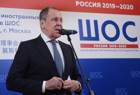 Заседание Совета министров иностранных дел государств-членов ШОС. День второй