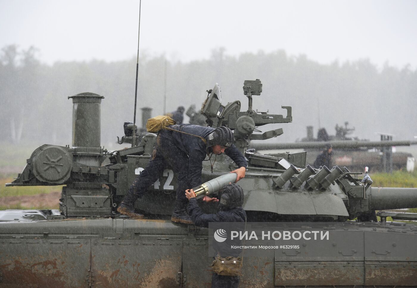 Учения танковой армии Западного военного округа