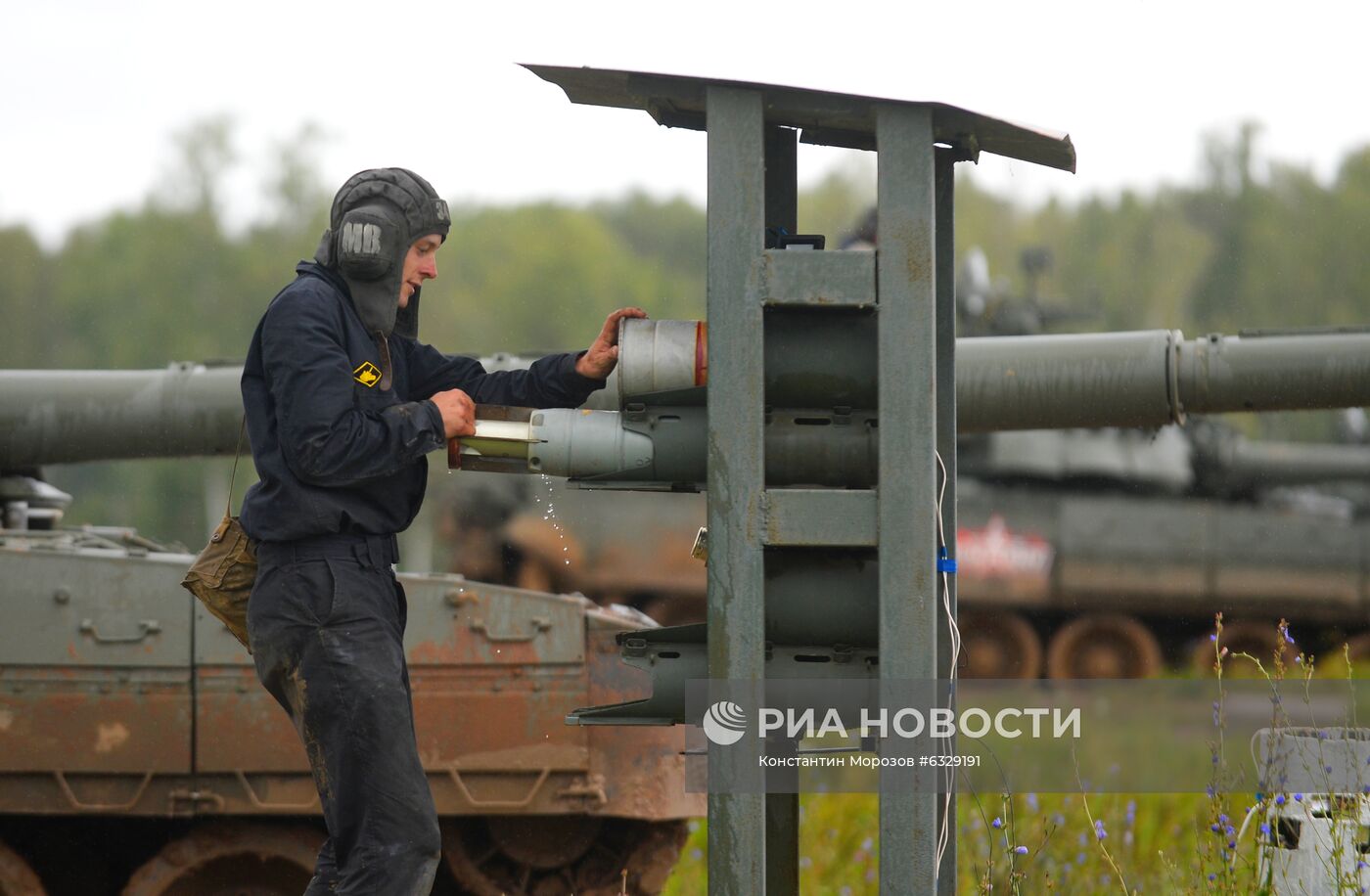 Учения танковой армии Западного военного округа