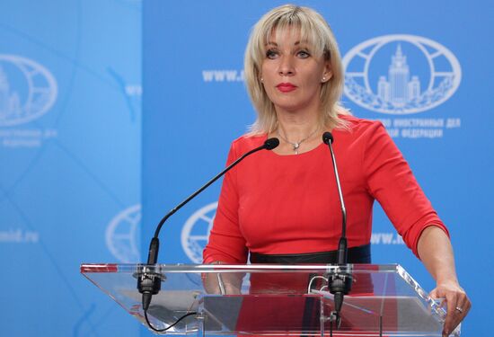 Брифинг официального представителя МИД России М. Захаровой