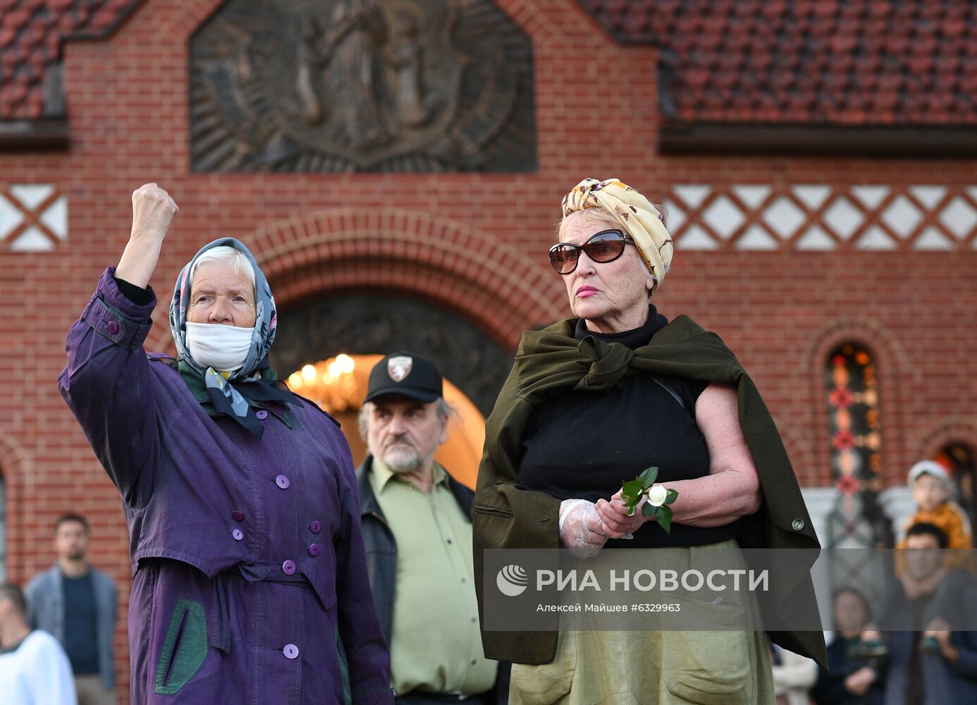 Несанкционированная акция оппозиции в Минске