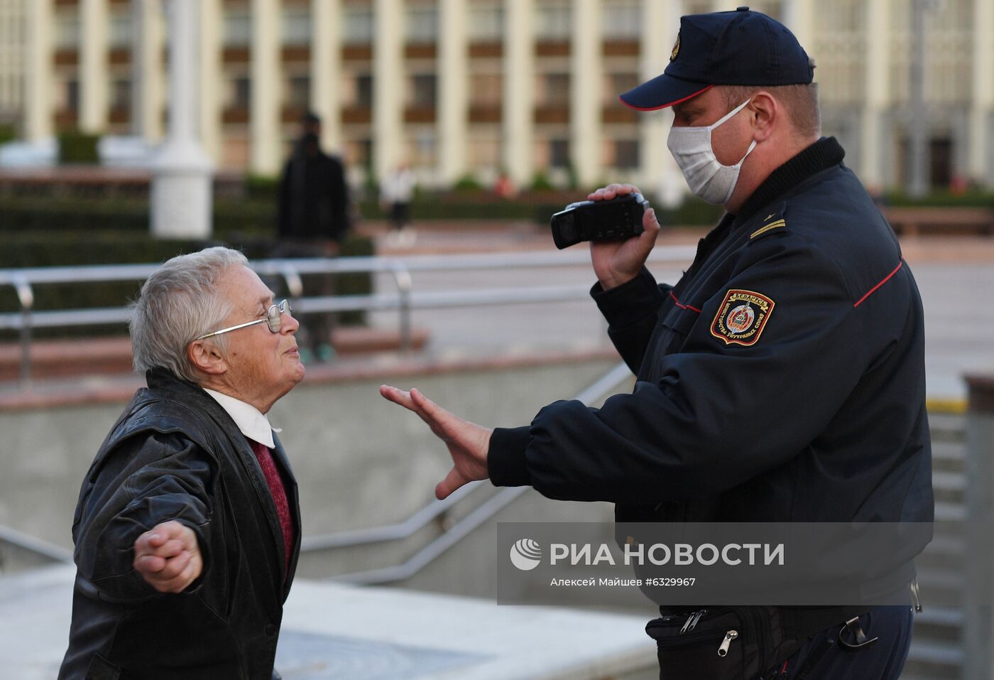 Несанкционированная акция оппозиции в Минске