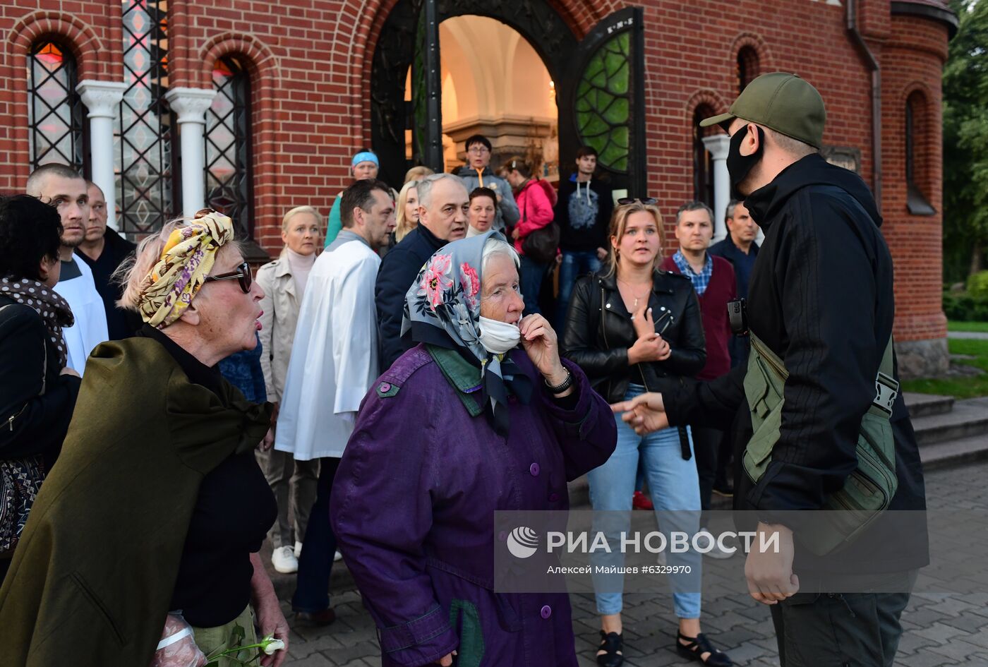 Несанкционированная акция оппозиции в Минске