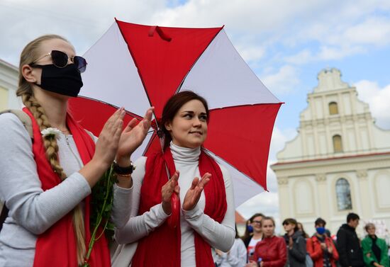 Женский марш "Подруга за подругу" в Минске