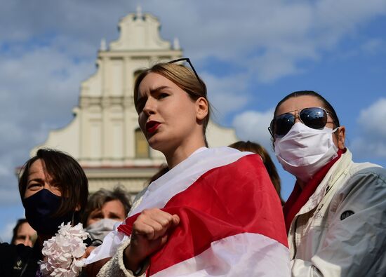 Женский марш "Подруга за подругу" в Минске