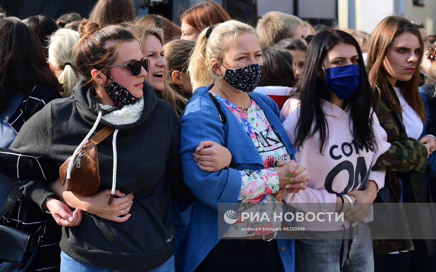 Женский марш "Подруга за подругу" в Минске