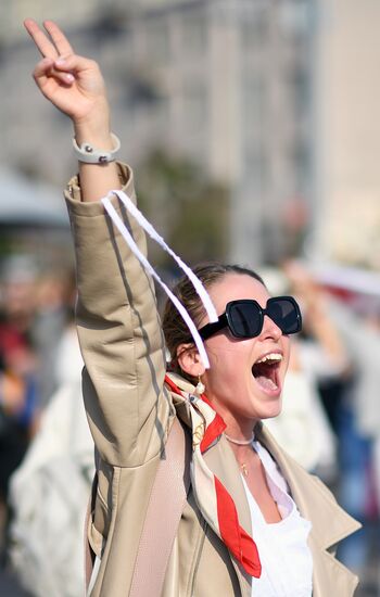 Женский марш "Подруга за подругу" в Минске