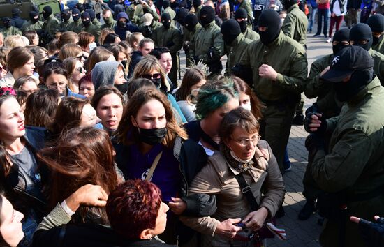 Женский марш "Подруга за подругу" в Минске