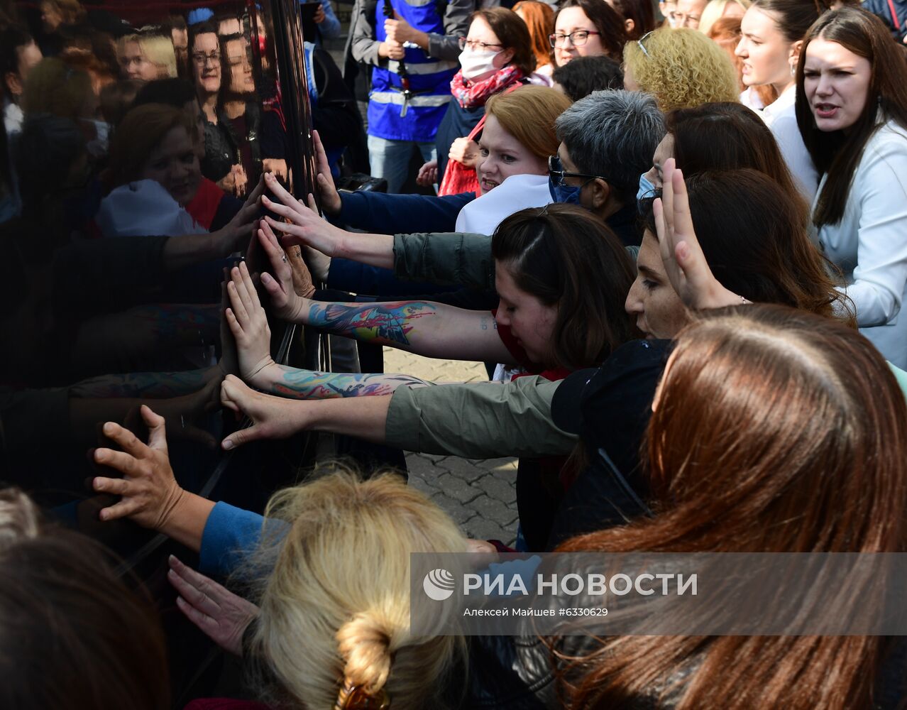 Женский марш "Подруга за подругу" в Минске