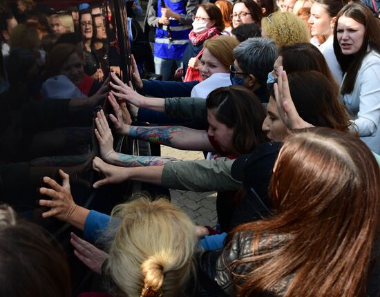 Женский марш "Подруга за подругу" в Минске