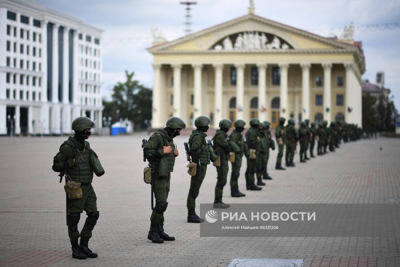 Несанкционированная акция оппозиции в Минске