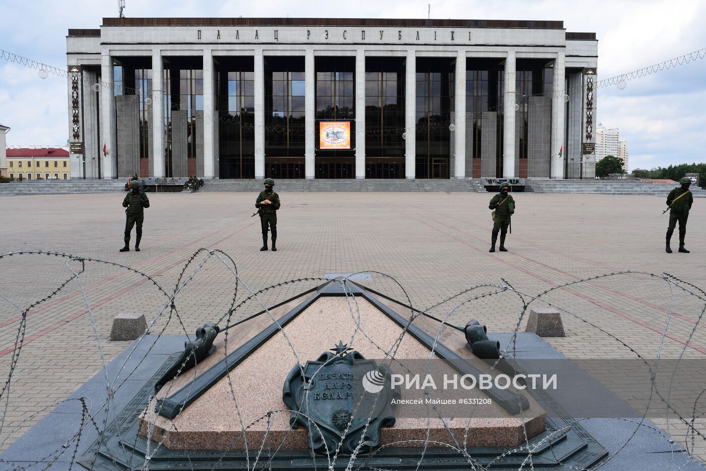 Несанкционированная акция оппозиции в Минске