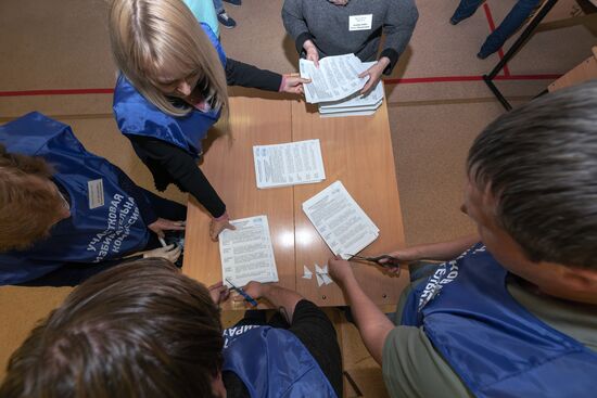 Подсчет голосов на выборах в единый день голосования 