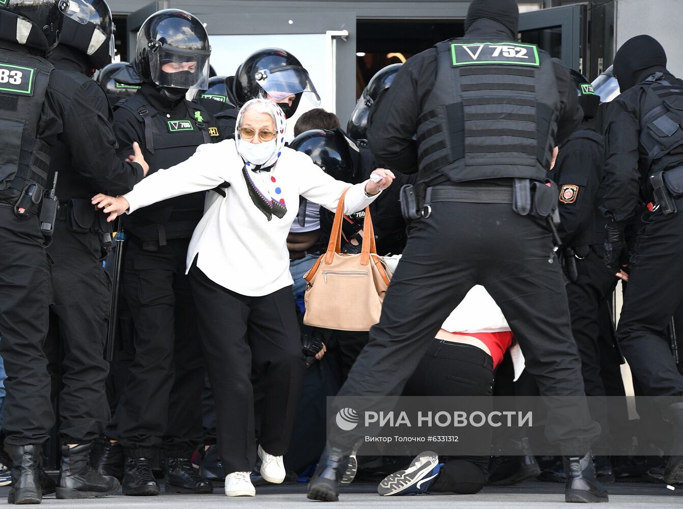 Несанкционированная акция оппозиции в Минске