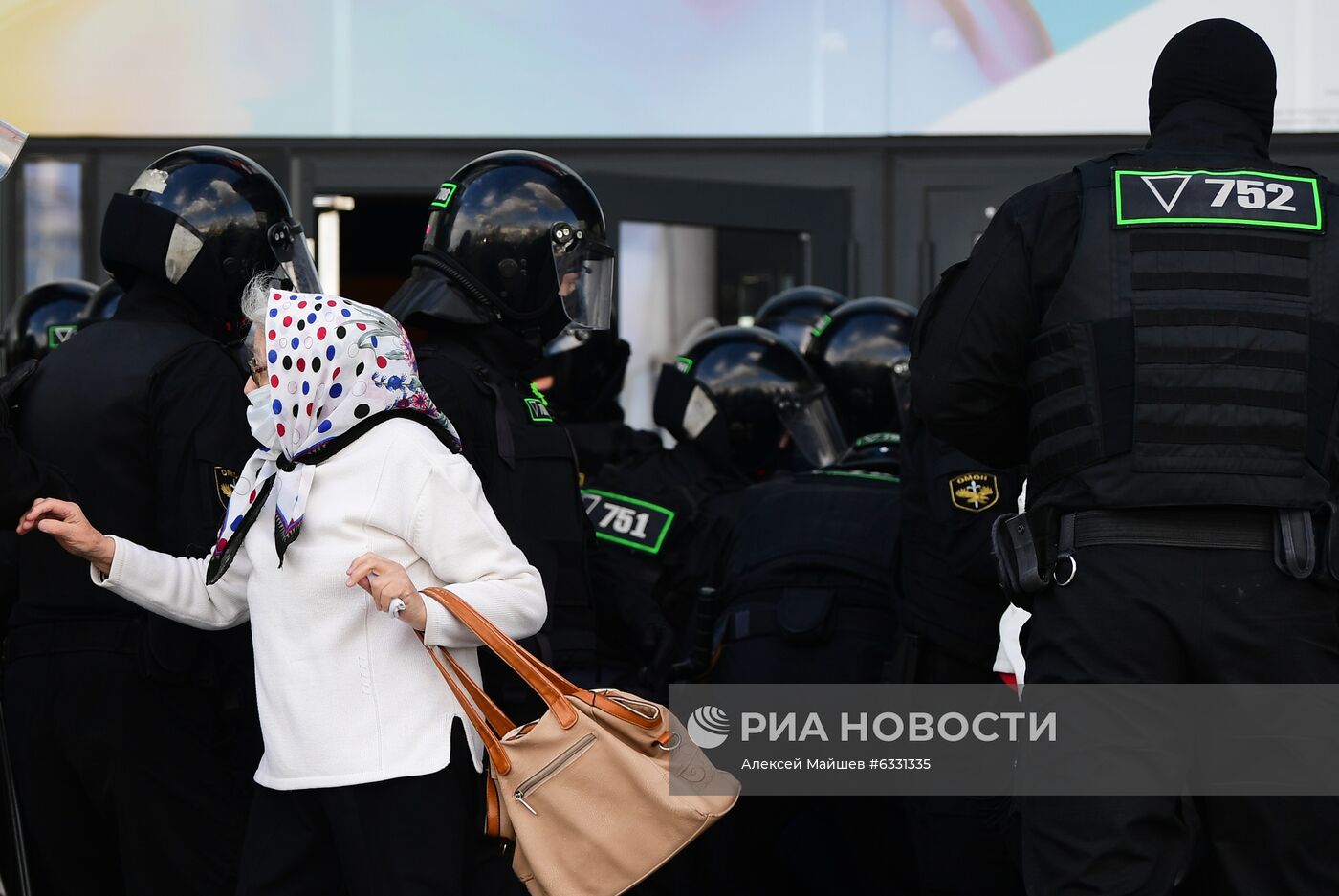 Несанкционированная акция оппозиции в Минске