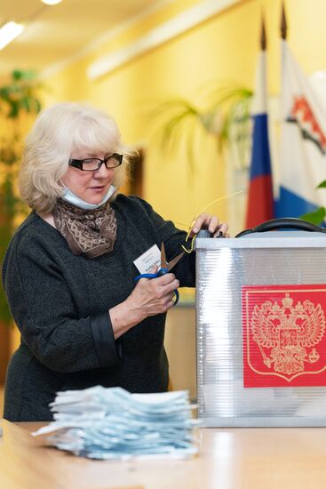 Подсчет голосов на выборах в единый день голосования 