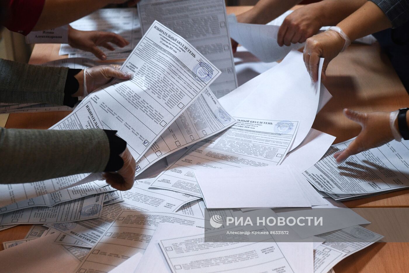 Подсчет голосов на выборах в единый день голосования