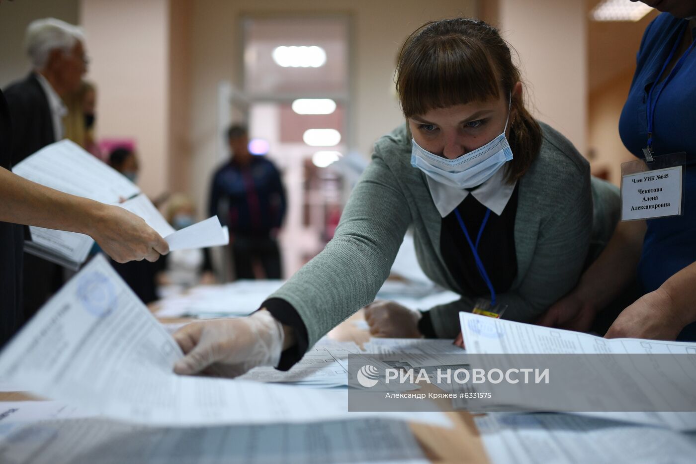 Подсчет голосов на выборах в единый день голосования