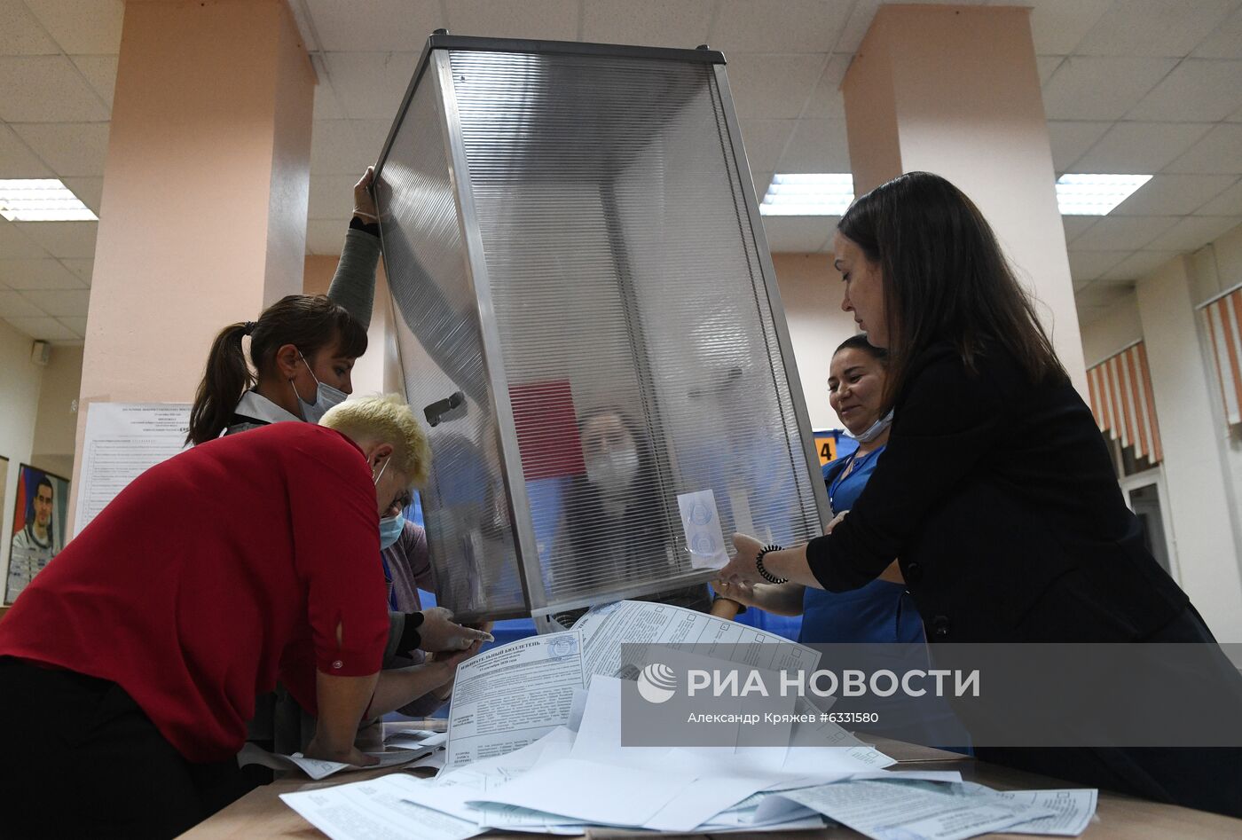 Подсчет голосов на выборах в единый день голосования 